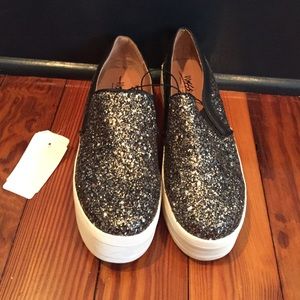 Mossimo platform glitter sneakers
